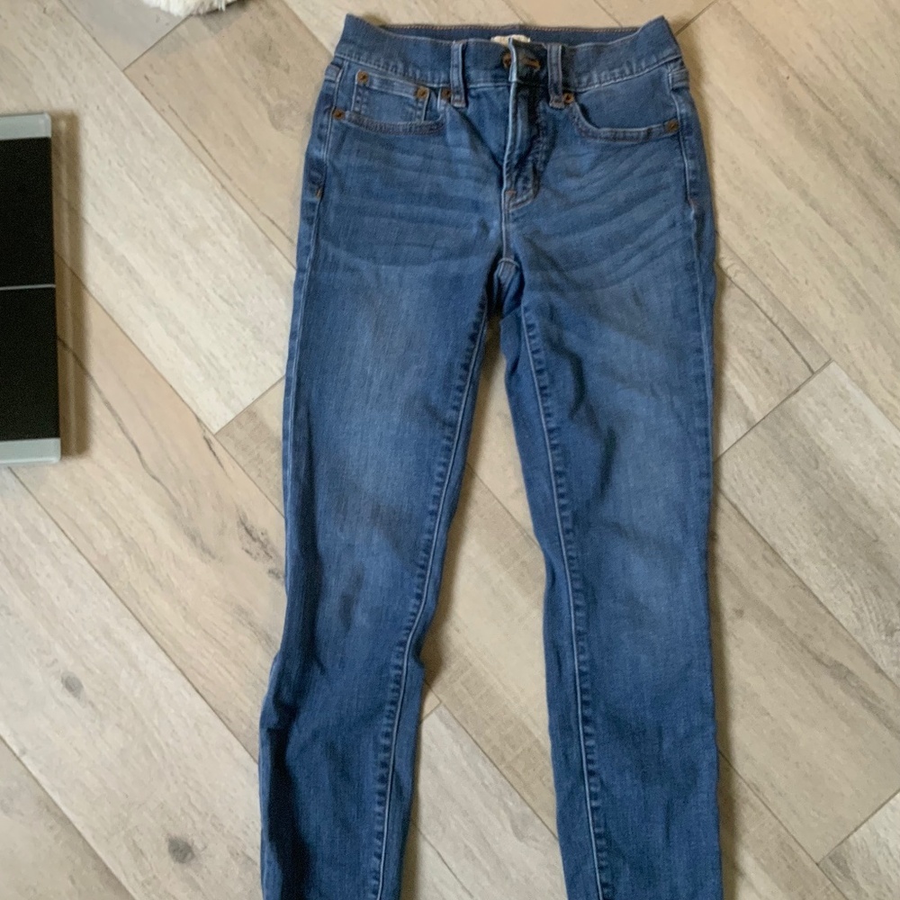 J crew stretched cropped jeans